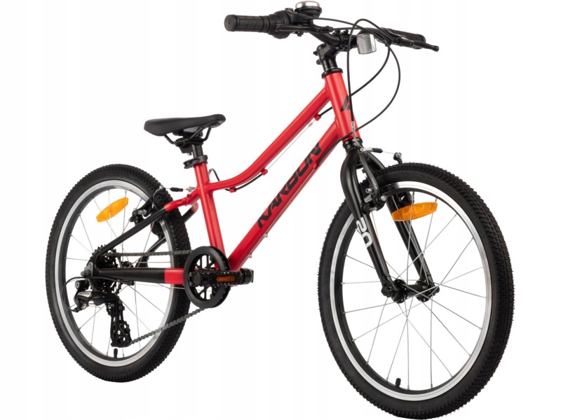 Rower dziecięcy Karbon Superlight 20 cali dla chłopca Czerwony