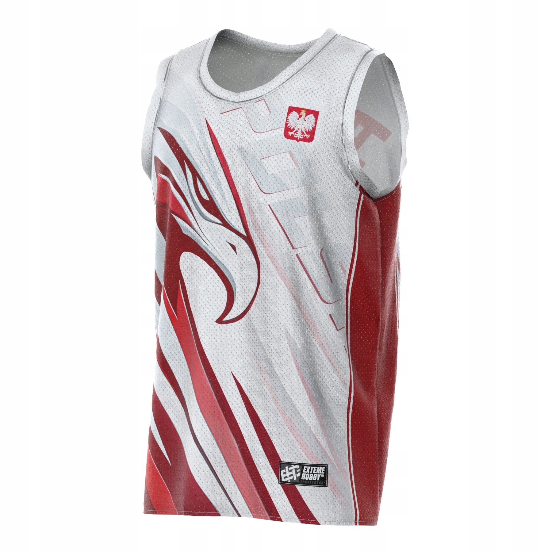 Pánské tílko Extreme Hobby tričko basketbalové Polska Ultimate L