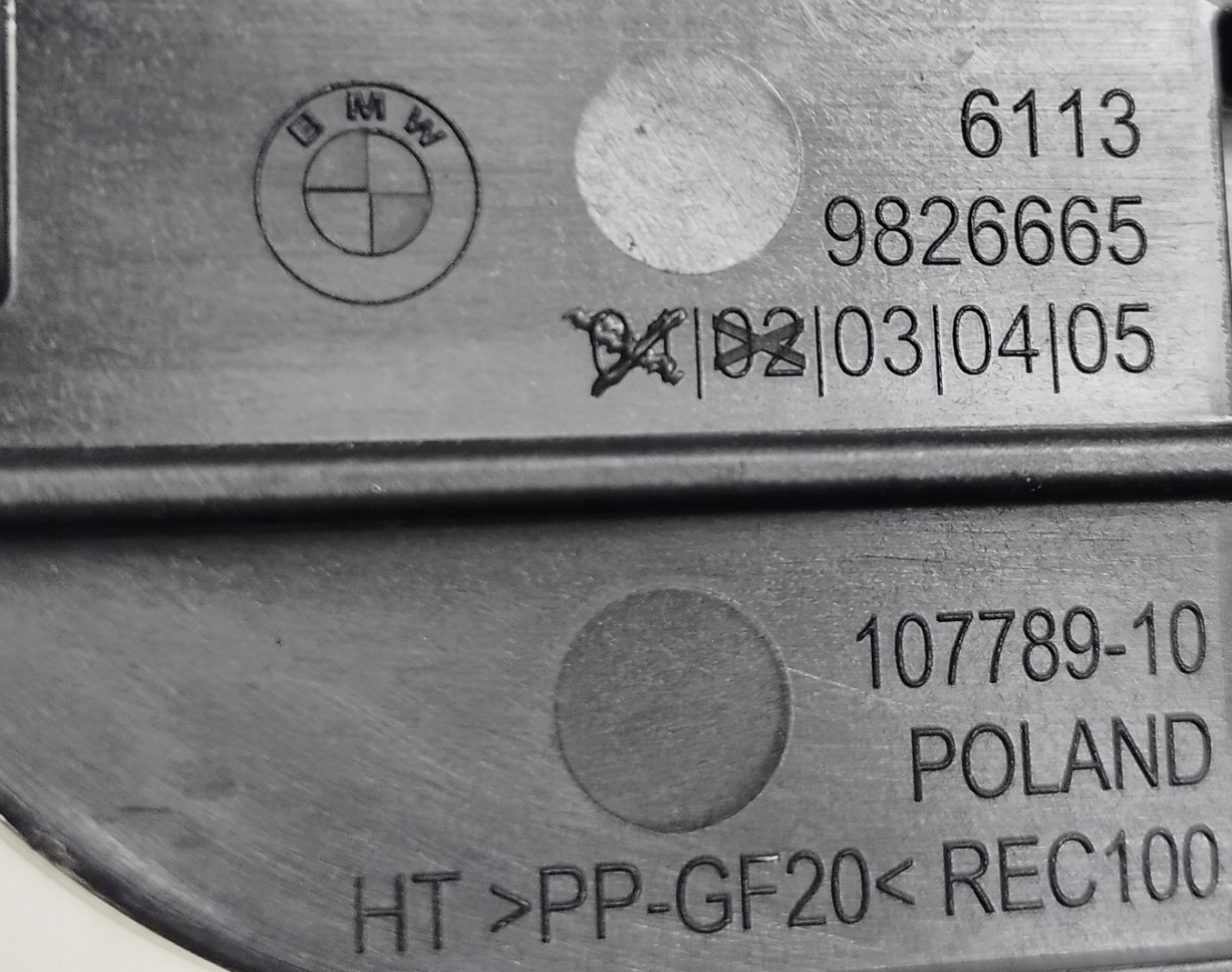BMW IX I20 HALTER HALTER STÜTZE 9826665
