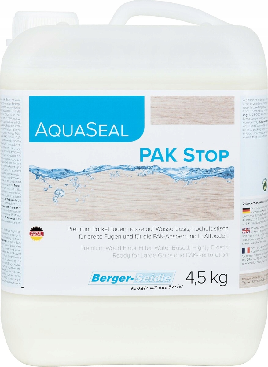 Berger-Seidle AquaSeal Pak Stop 4,5 kg elastická blokovací hmota Subit