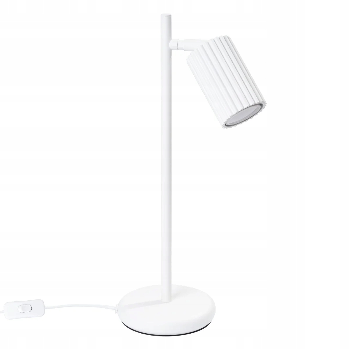 Sollux Lighting Stolná lampa Karbon Biela GU10 Max 10W Pohyblivá