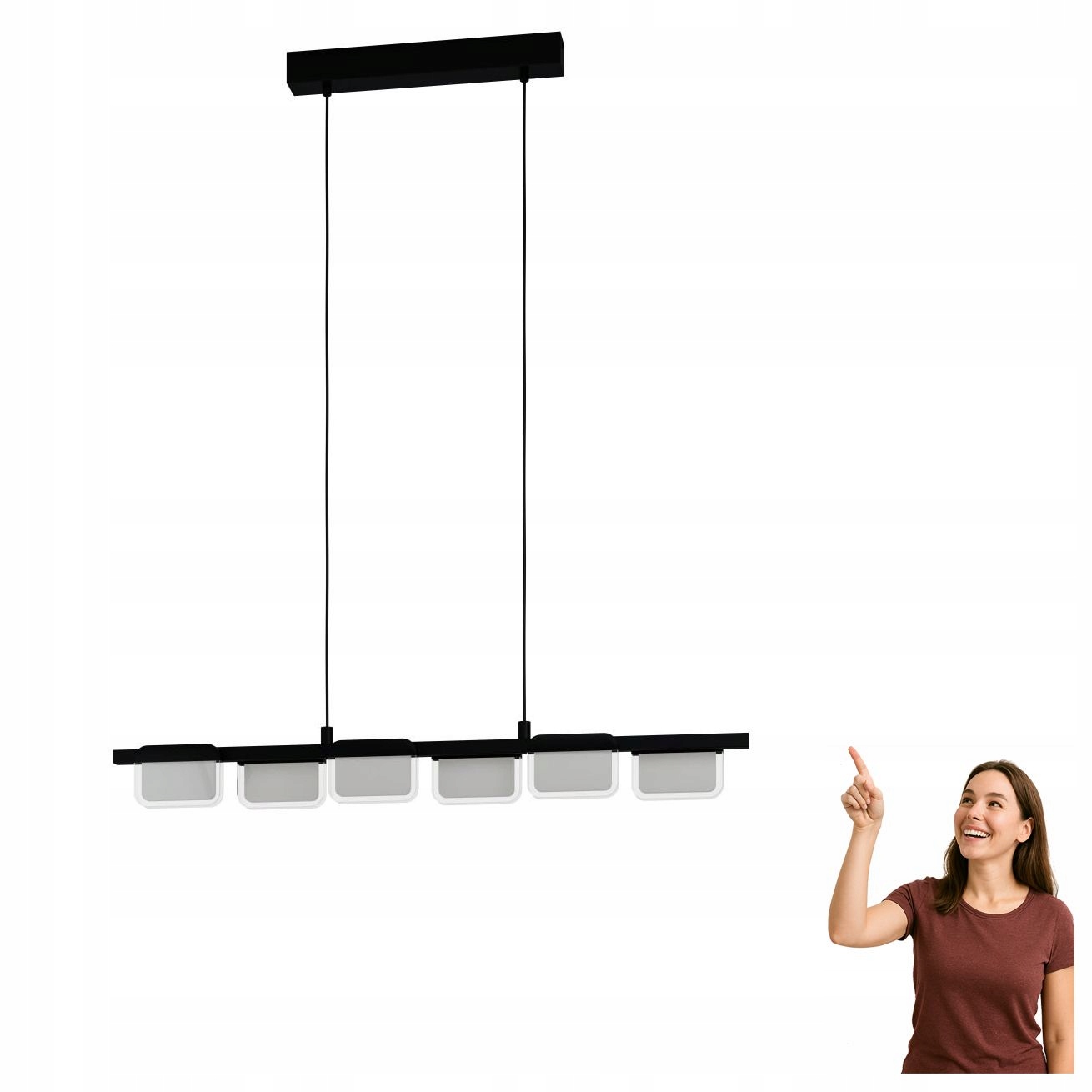 Závesná Led lampa 4,5 W Ervidel 98876 Eglo