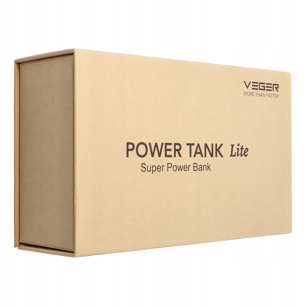 Powerbank Veger Tank Lite (W5001) Pd QC3.0 5A 22,5W 50000 mAh czarny