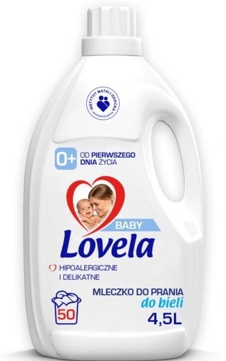 

Lovela Baby, Mleczko do prania bieli, 4,5 l