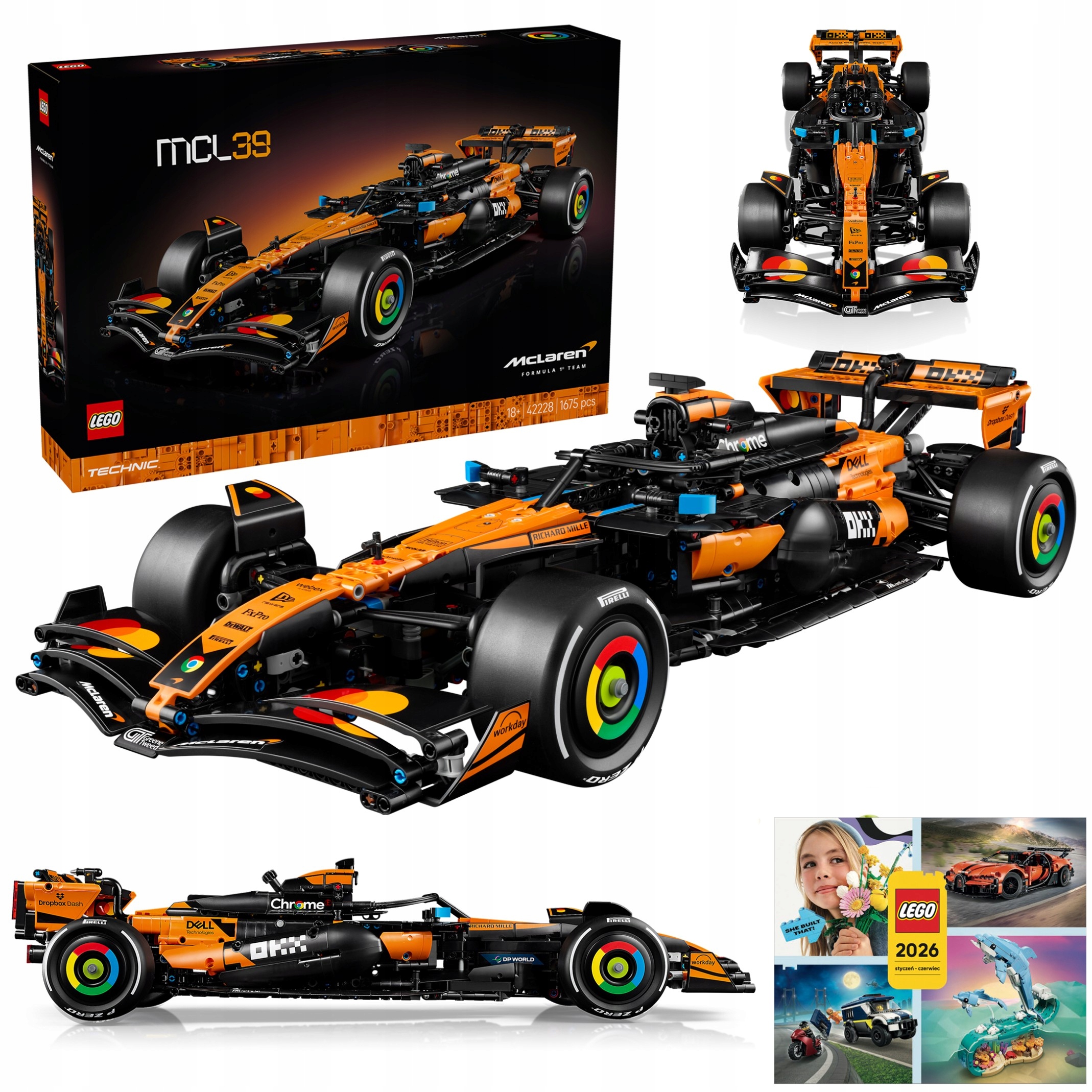Lego Technic 42228 Formule McLaren MCL39 F1