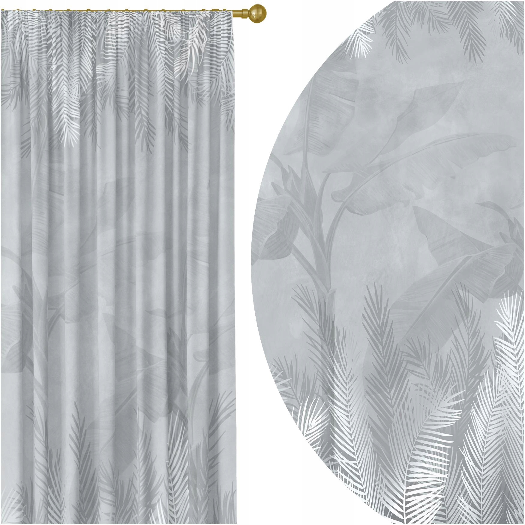 GOTOWE ZASŁONY NA ŻABKI 140x270 ZASŁONA NA TAŚMIE 176