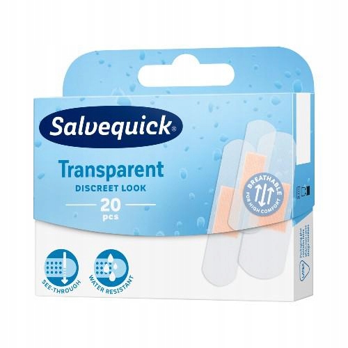 

Salvequick Plastry Transparent, 20 Szt