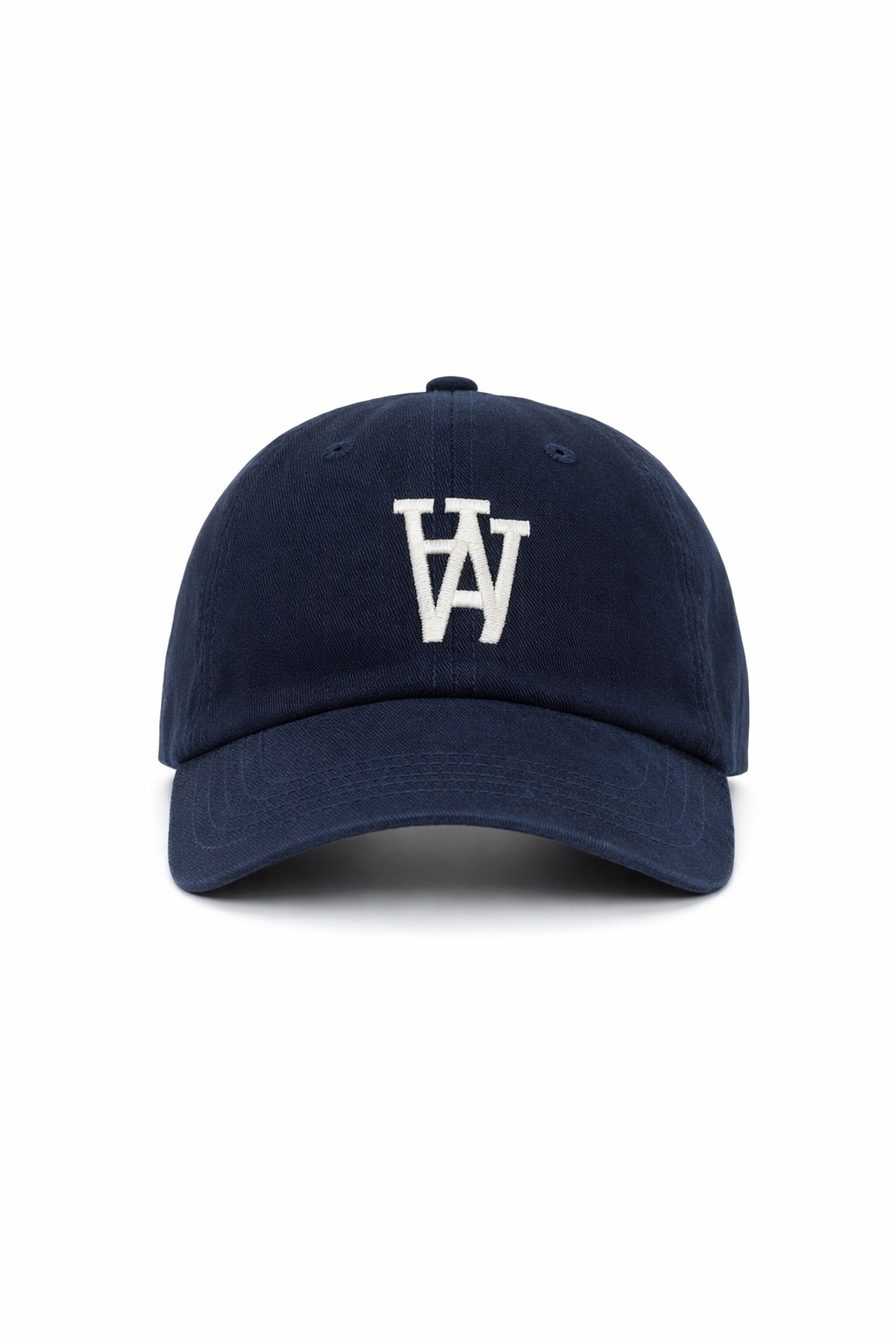 Wood Wood – Tmavě Modrá Kšiltovka Z Bavlny S Logem I2A