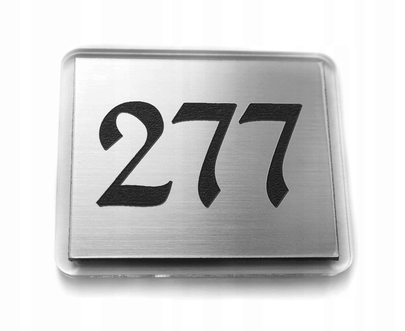 numer NUMEREK NA DRZWI hotel dom klub 6x5 + PLEKSI