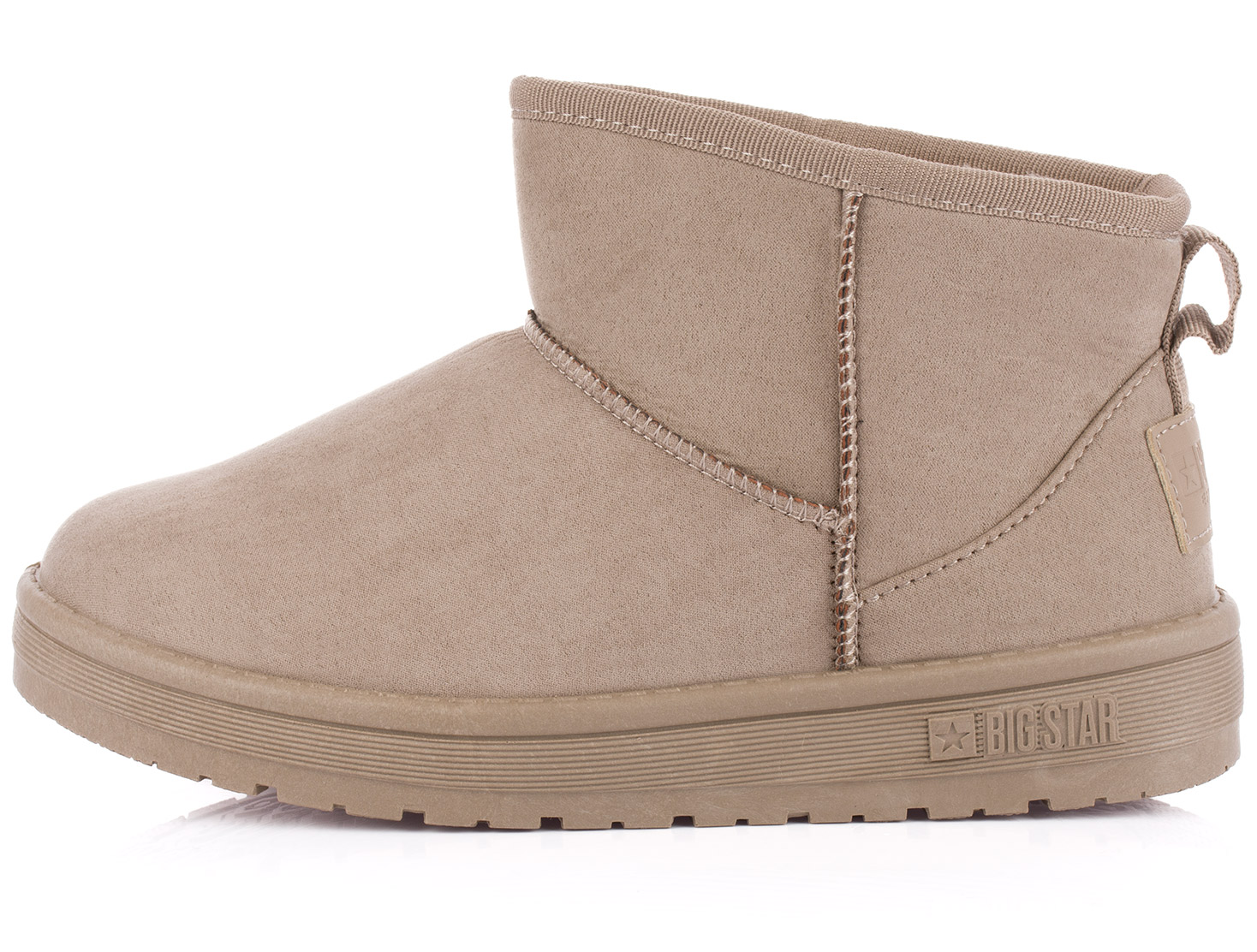 BIG STAR BUTY BOTKI ŚNIEGOWCE OCIEPLANE FUTERKIEM DAMSKIE BEŻOWE r. 38 Oryginalne opakowanie producenta pudełko