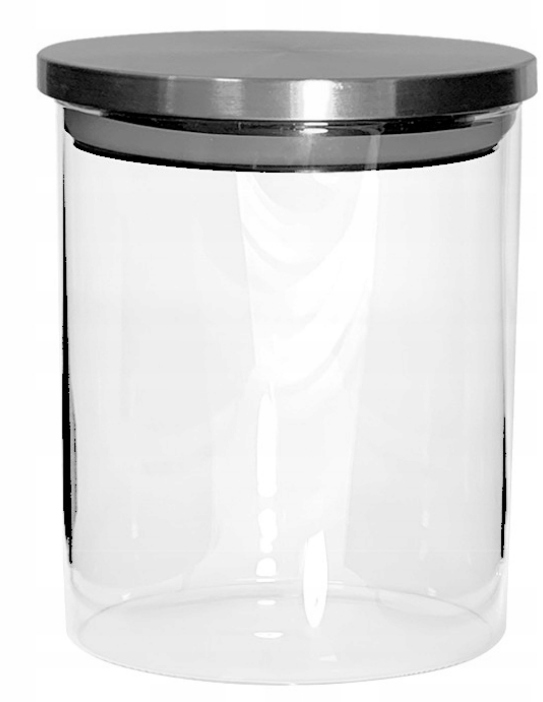 

Pojemnik szklany słoik na kawę mąkę waciki 0,6L