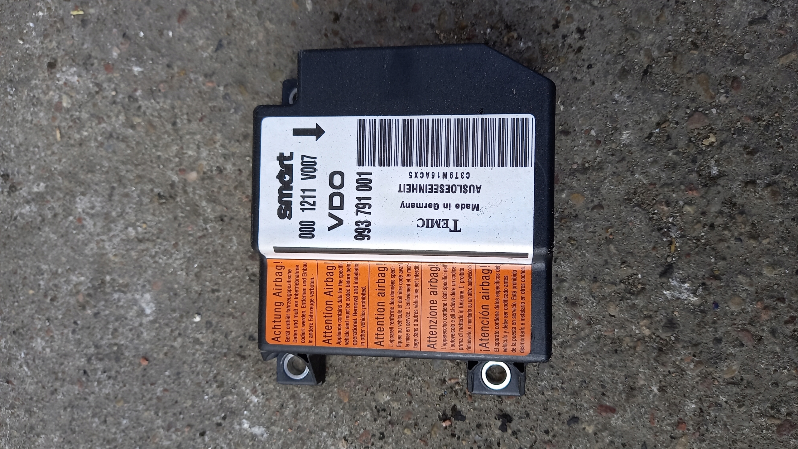 AIR 0001211V007 SMART FORTWO 0.6