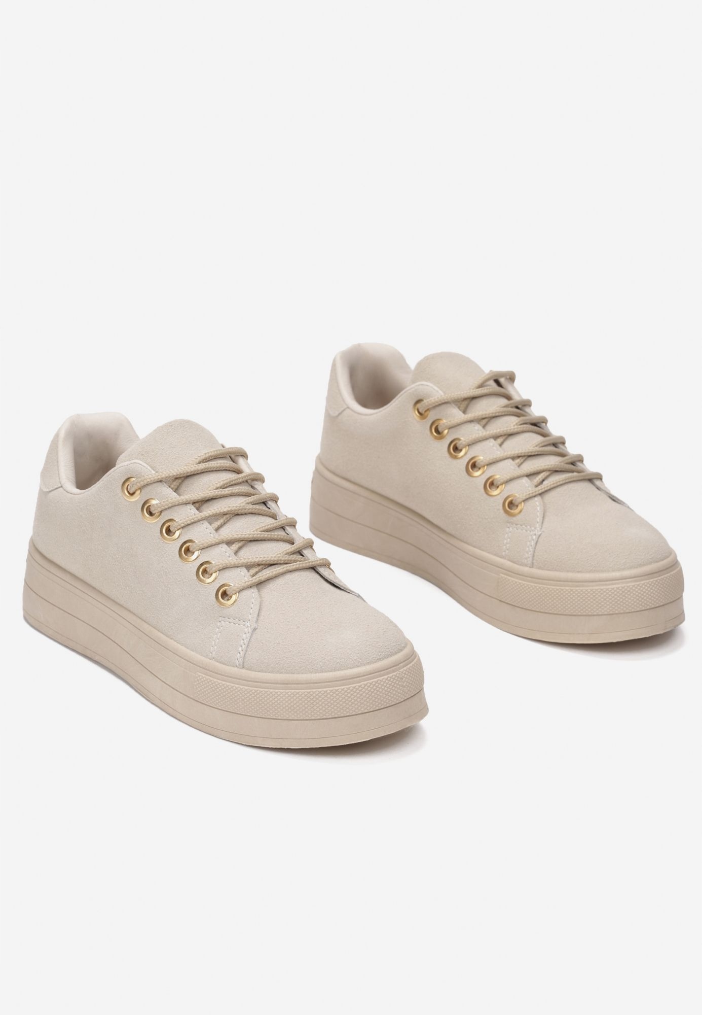 

Born2Be Beżowe Sneakersy damskie 39