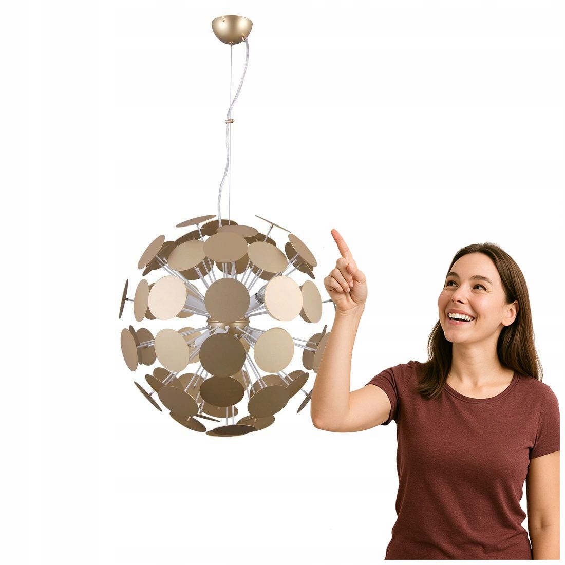 Závěsná lampa Mailone AD20180/6D Gd Italux