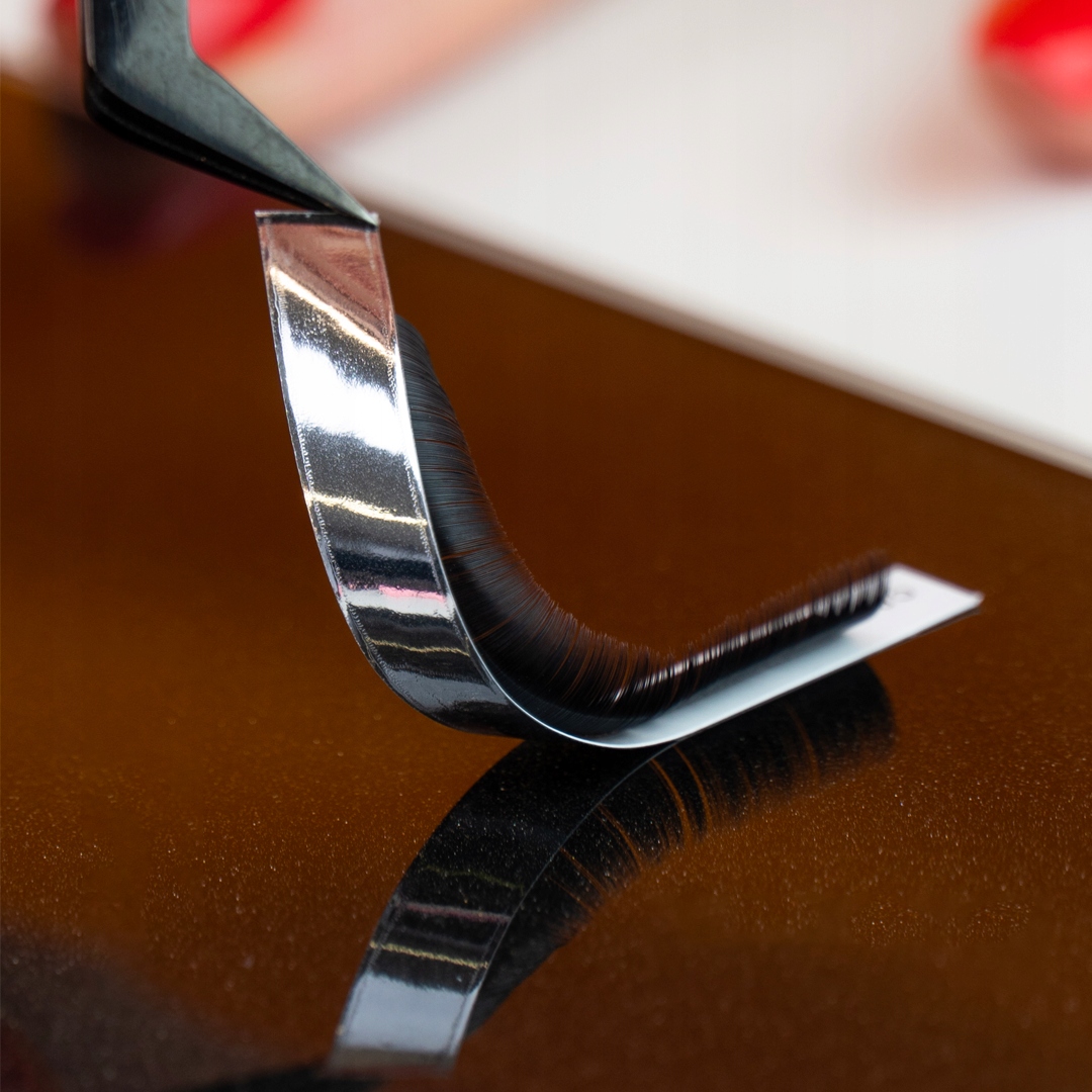 Rzęsy LASHARA D / 0.07 / 12 mm / Mink / 16 rzędów Marka inna marka