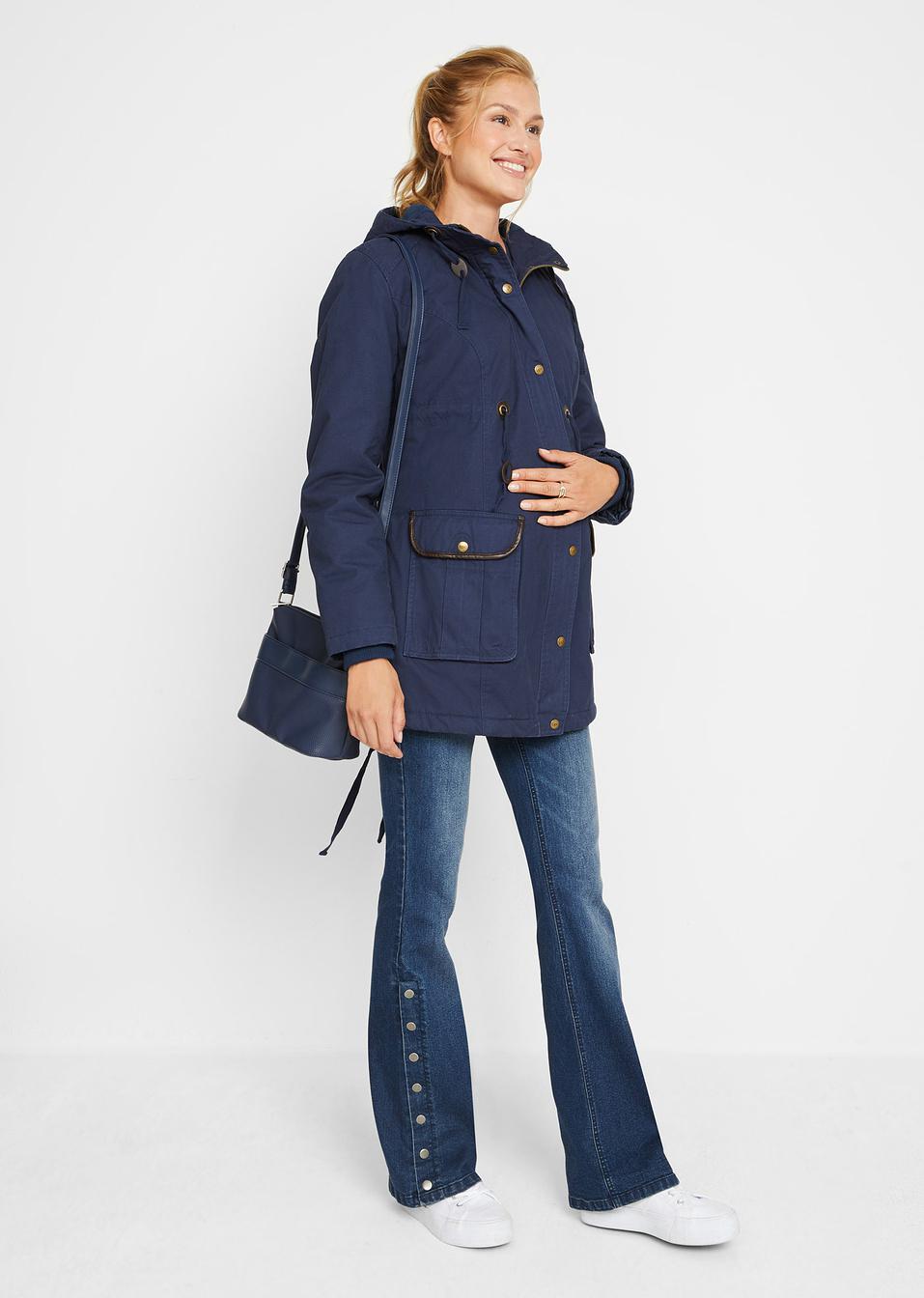 Bonprix KURTKA CIĄŻOWA Z WSTAWKĄ NIEMOWLĘCĄ 40 Rozmiar 40