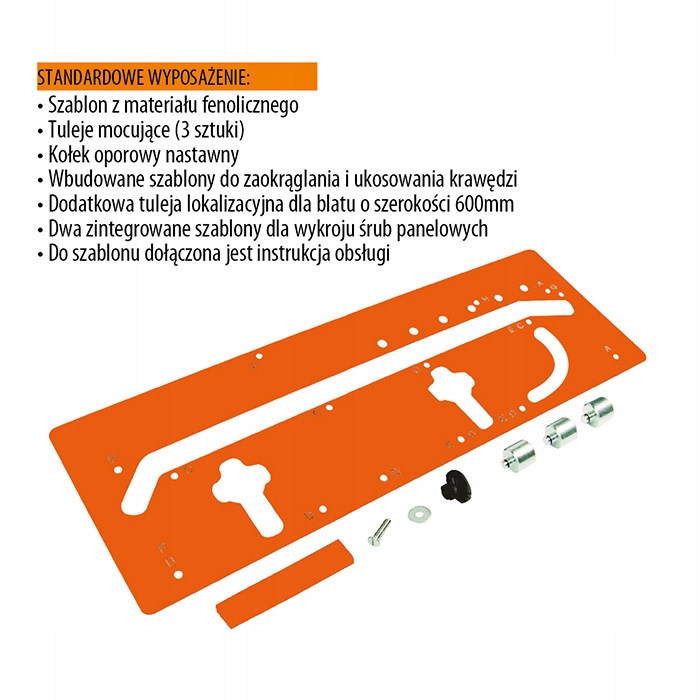 CMT650 Szablon do łączenia blatów Zasilanie sieciowe