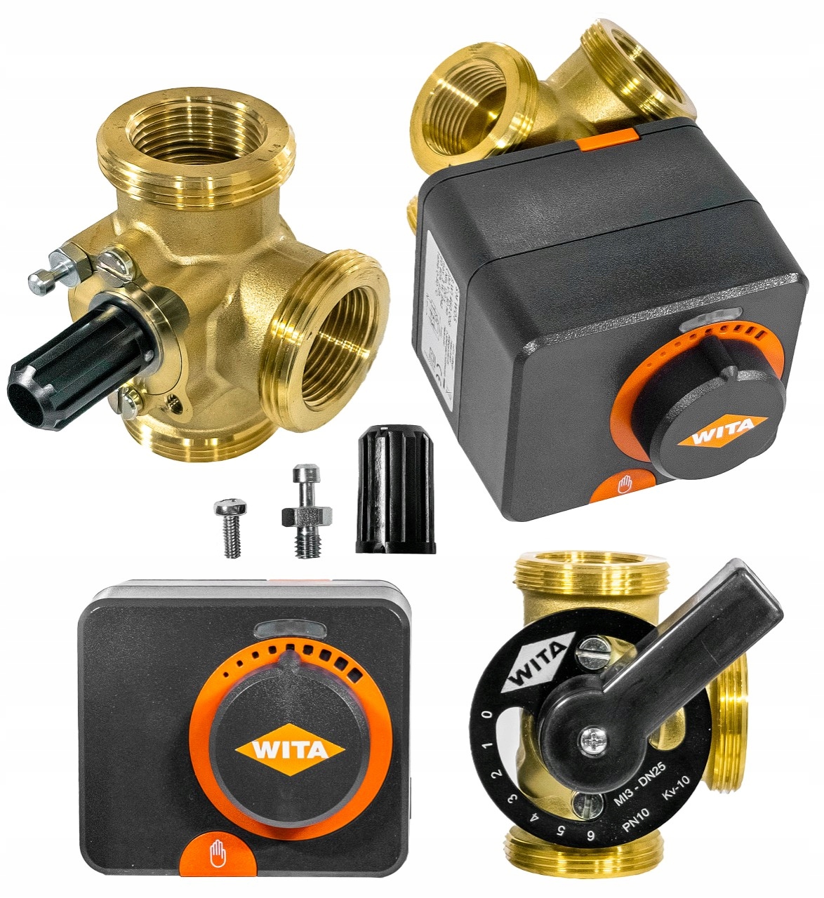 007063 Zawór mieszający 4x 1" siłownik w05 120s