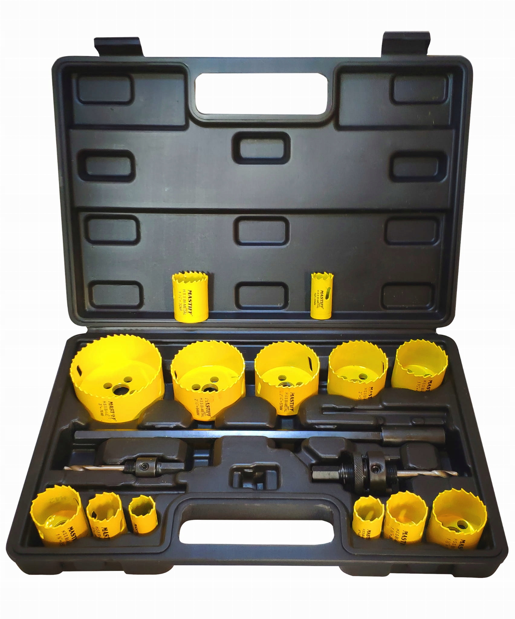

Zestaw Otwornic Metal Drewno Bi-metal 19-76mm