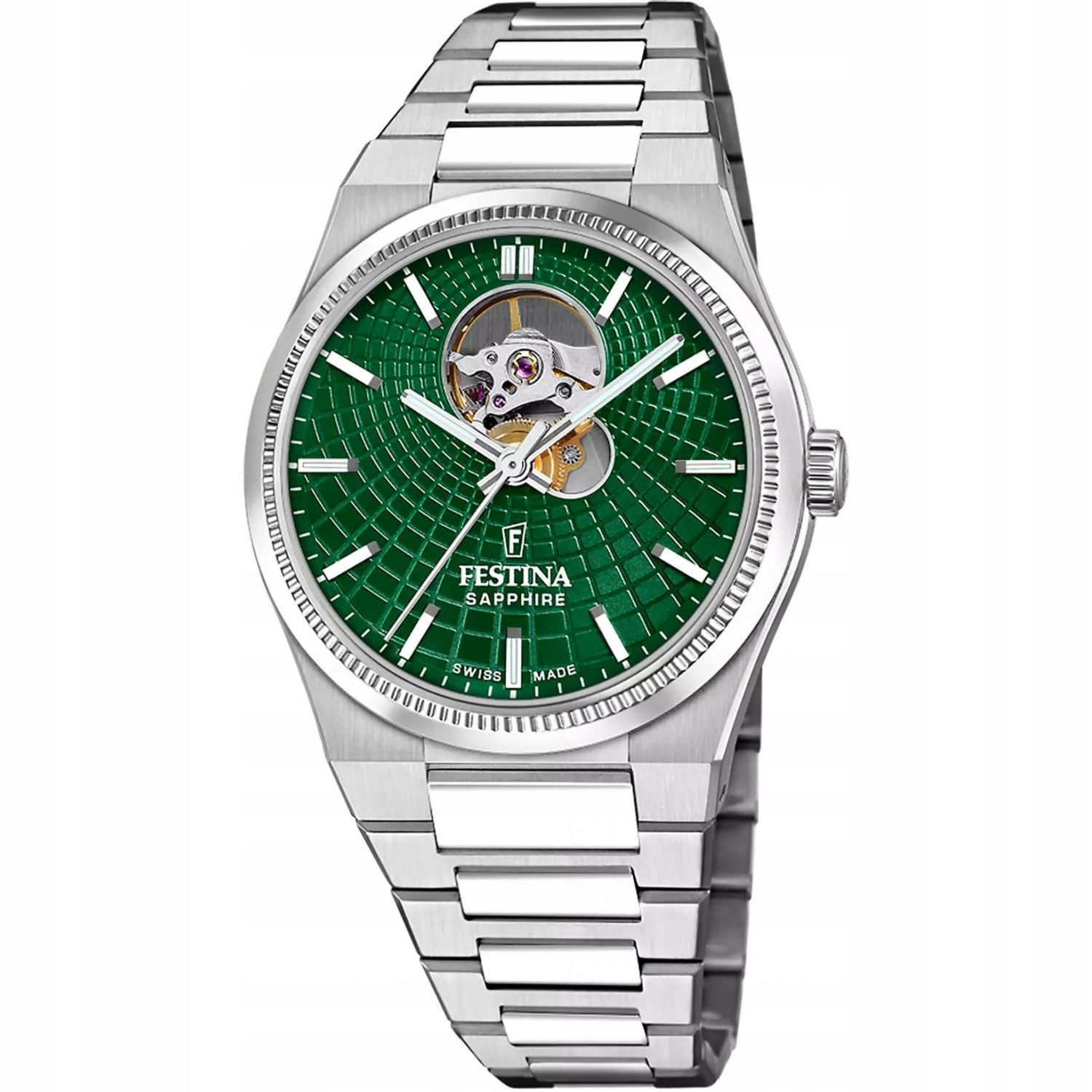 Pánské Hodinky Festina F20053-3 stříbrný náramek