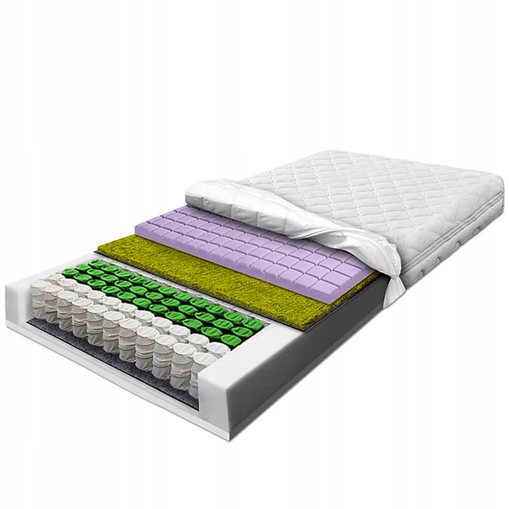 Matrac s vreckami 110 x 190 až 25 cm, morská tráva, masážny, zdravotný H3