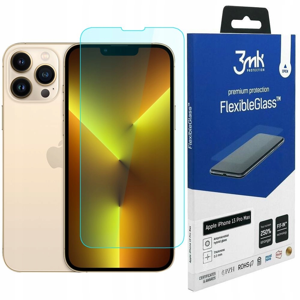 

3mk Flex Glass Szkło do Apple iPhone 13 Pro Max