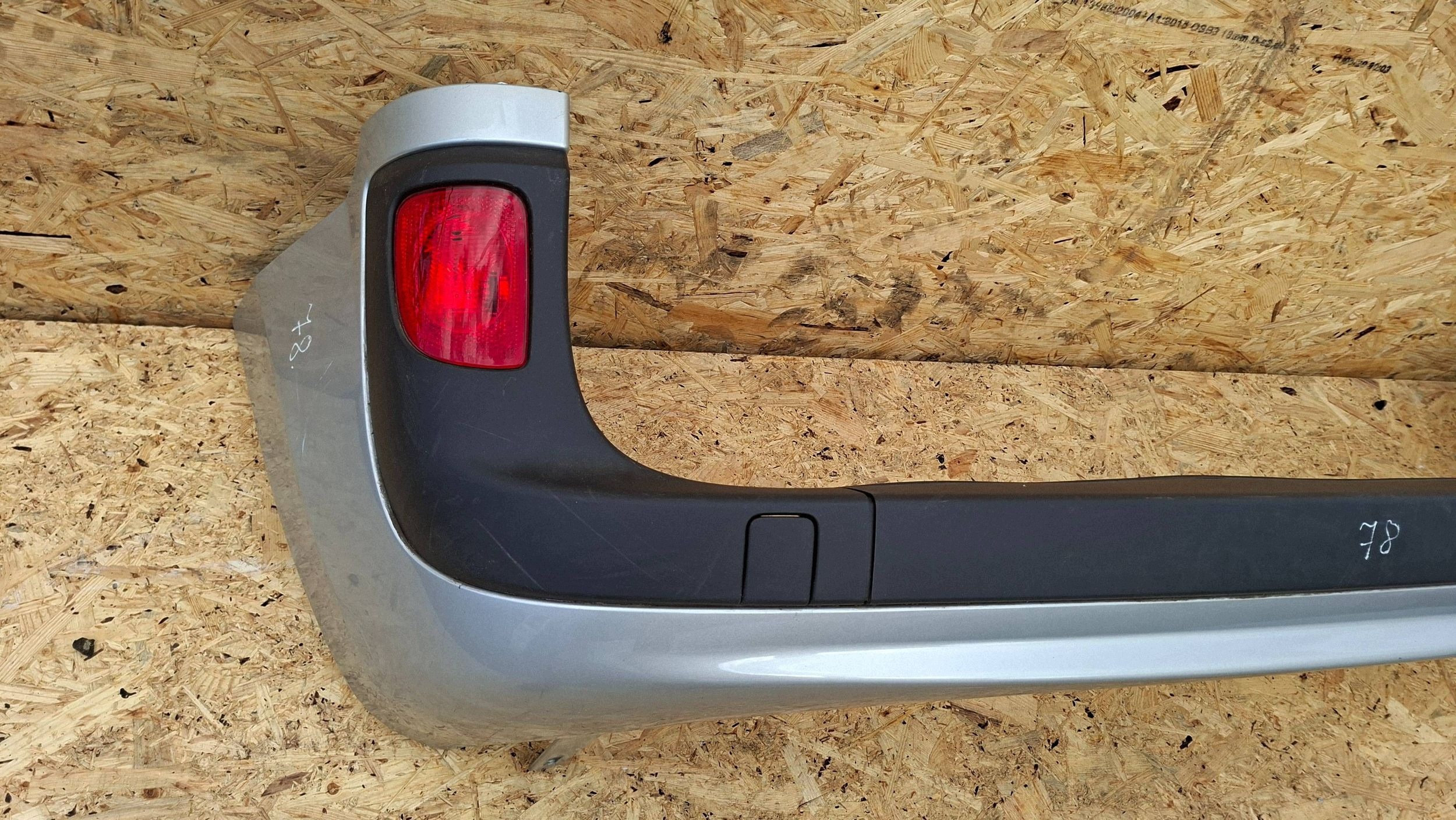 bumper rear part 8200436723 RENAULT KANGOO II CITAN and complete without PDC 07-2021