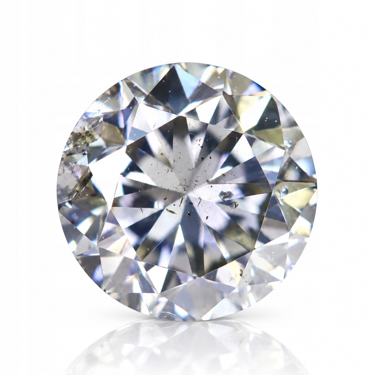 Přírodní diamant 0.50 ct Šedý Brilant I1 Certifikát Algt