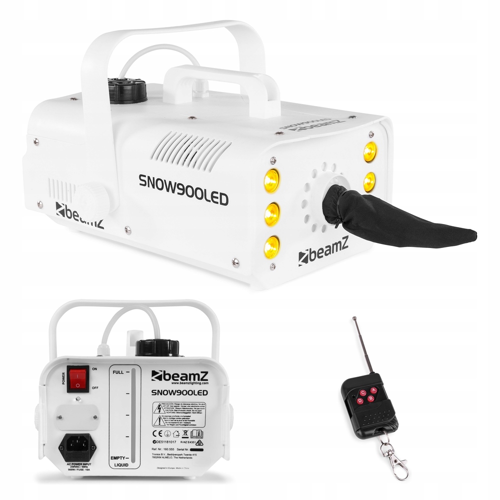 

Wytwornica Śniegu 900W Z Led Rgb+ Pilot Animacje