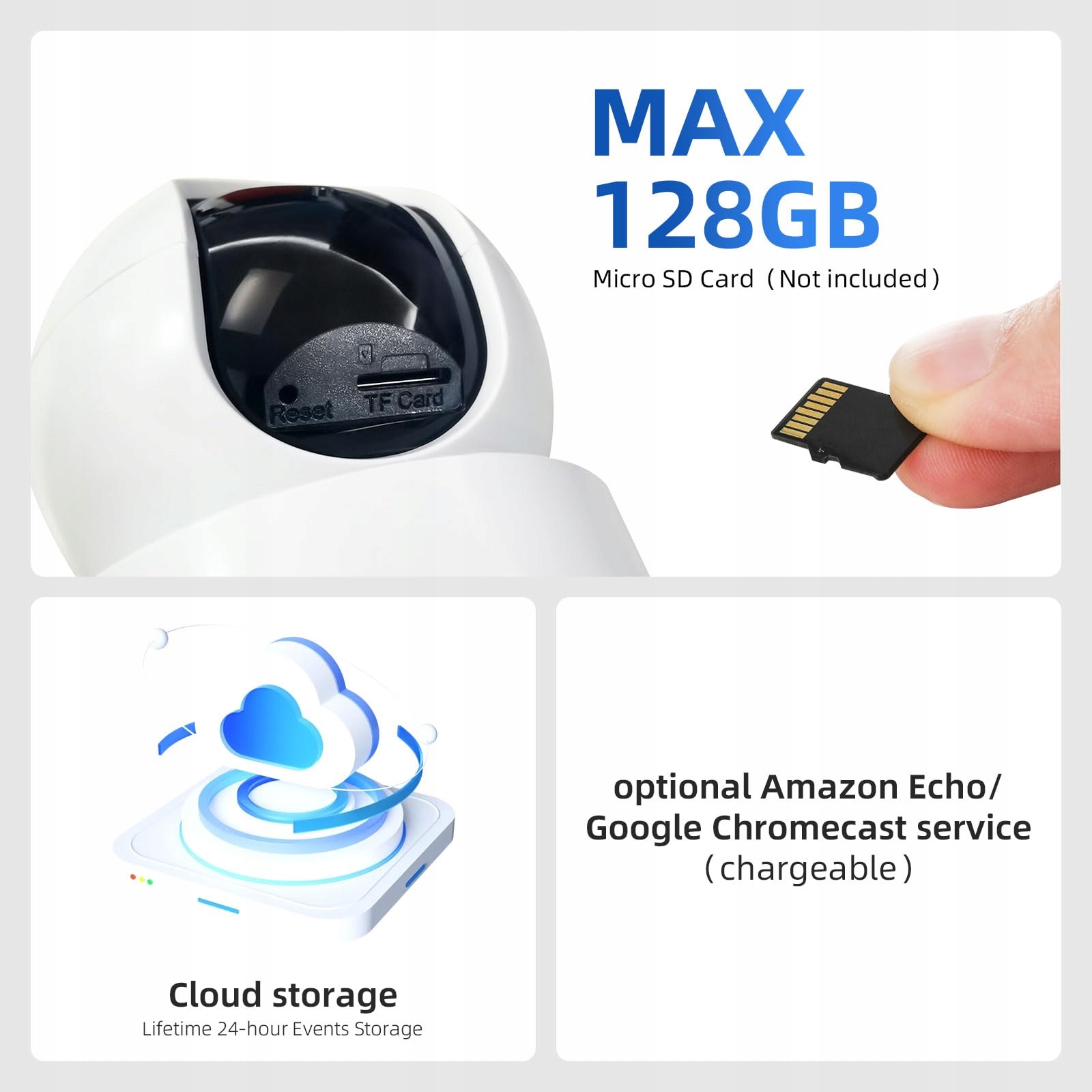 XNY Kamera 2MP Tuya Smart Life 1080P HD Pan Tilt WLAN Dwukierunkowy Audio — miniatura 8