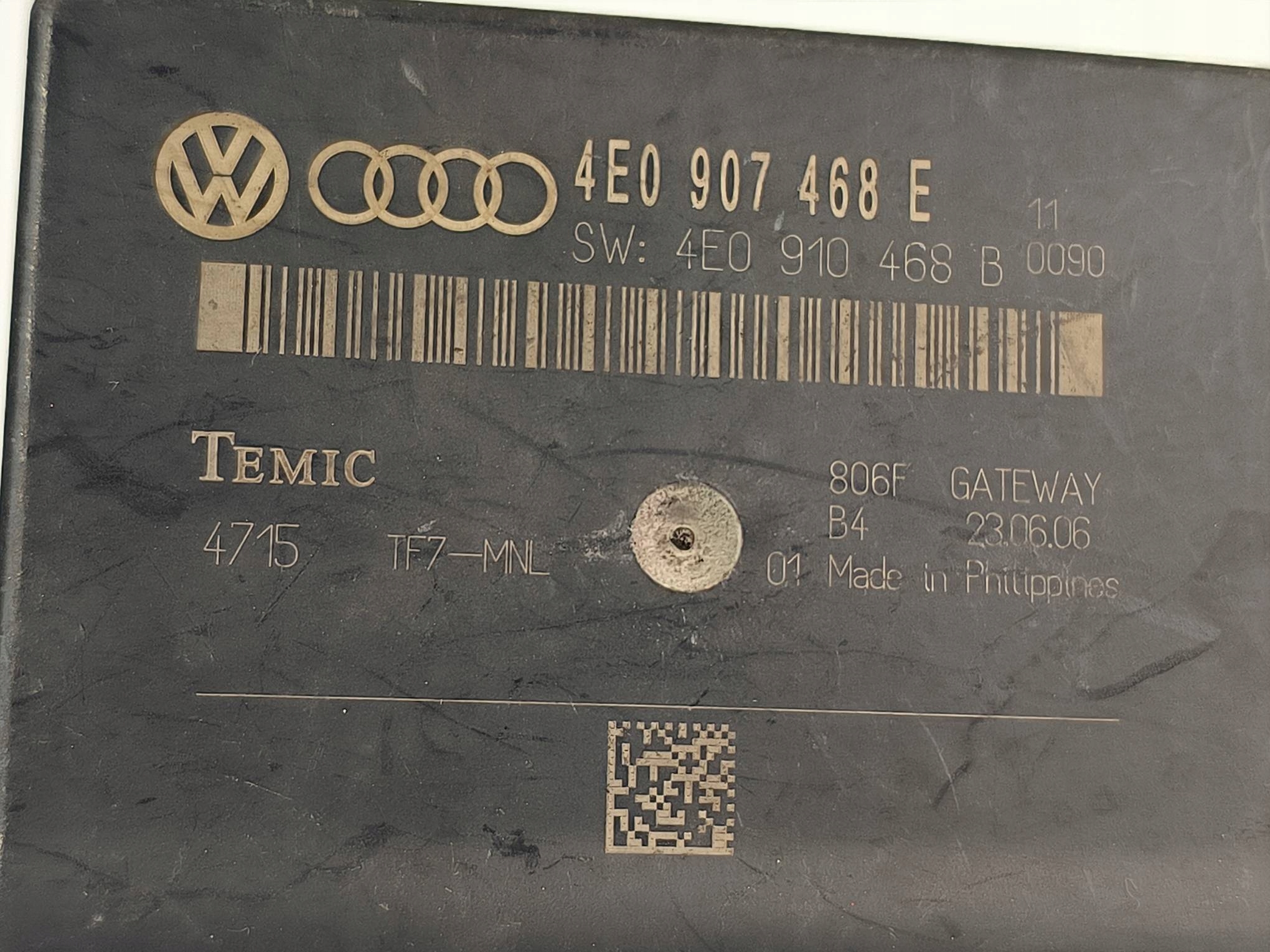 modul GATEWAY 4E0907468E AUDI A8 D3