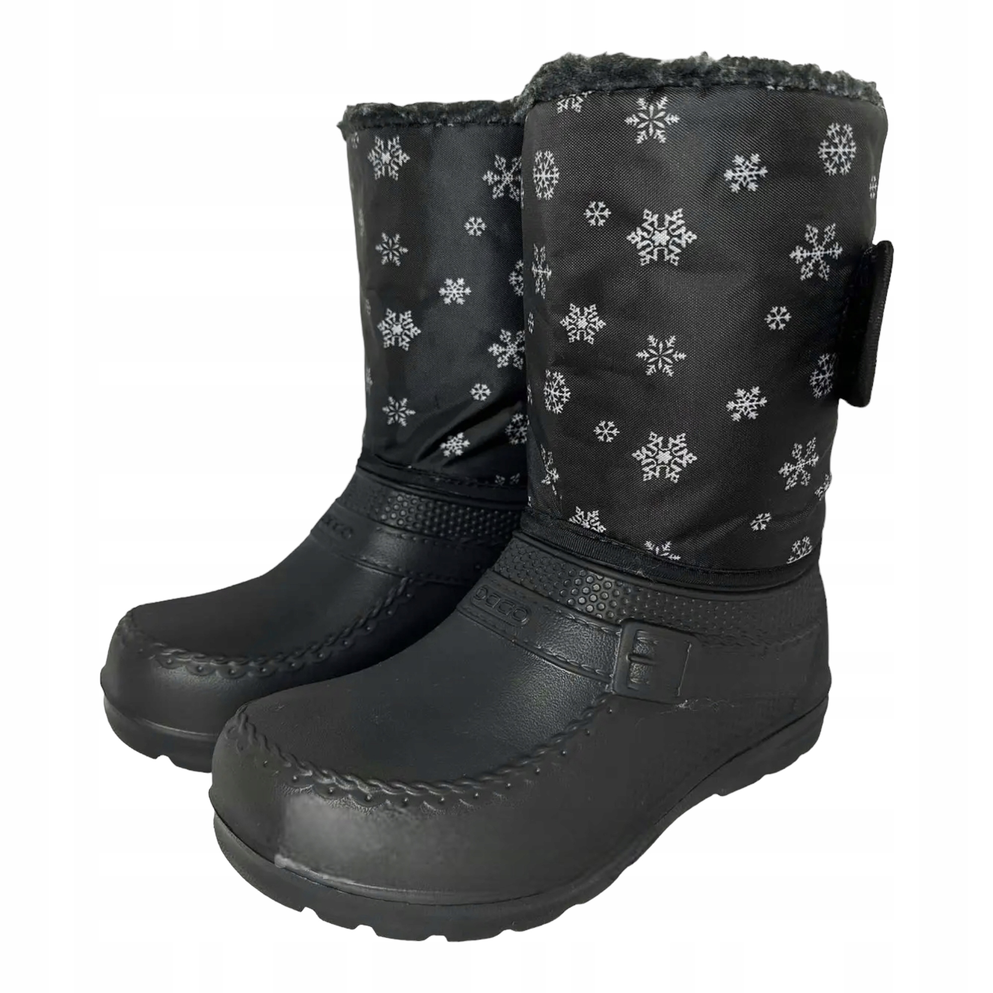 KALOSZE ŚNIEGOWCE OCIEPLANE DAMSKIE LEKKIE CIEPŁE 37 M127 DAMSKI KALOSZ ŚNI