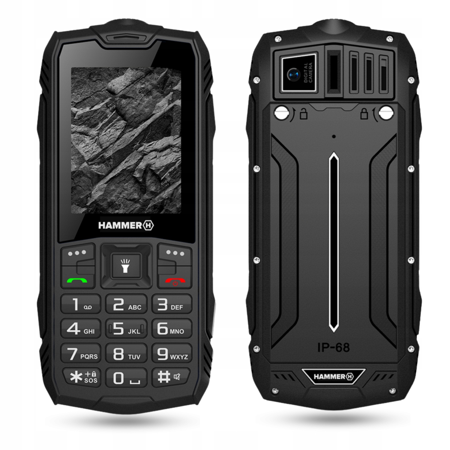 Telefon Komórkowy Hammer Rock Pyłoszczelny Wodoodporny Na Budowę
