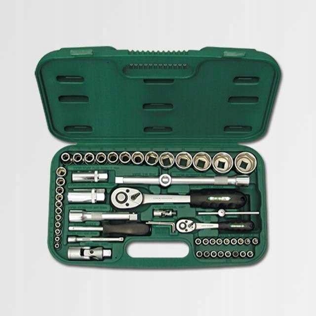 Sada Nástrojov Na Nástrčné Kľúče S Račňou, 56 Kusov