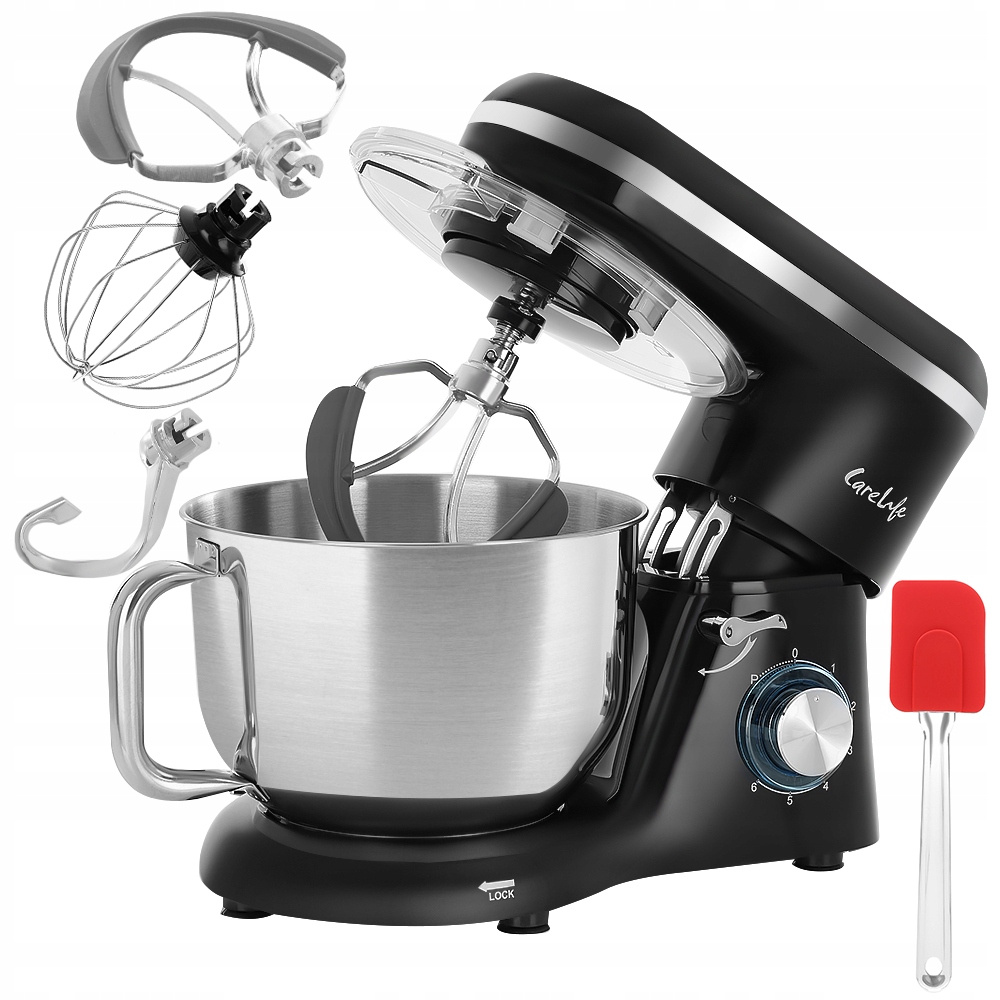 ROBOT KUCHENNY PLANETARNY 6.2L 2500W, STAL NIERDZEWNA, 6 PRĘDKOŚCI