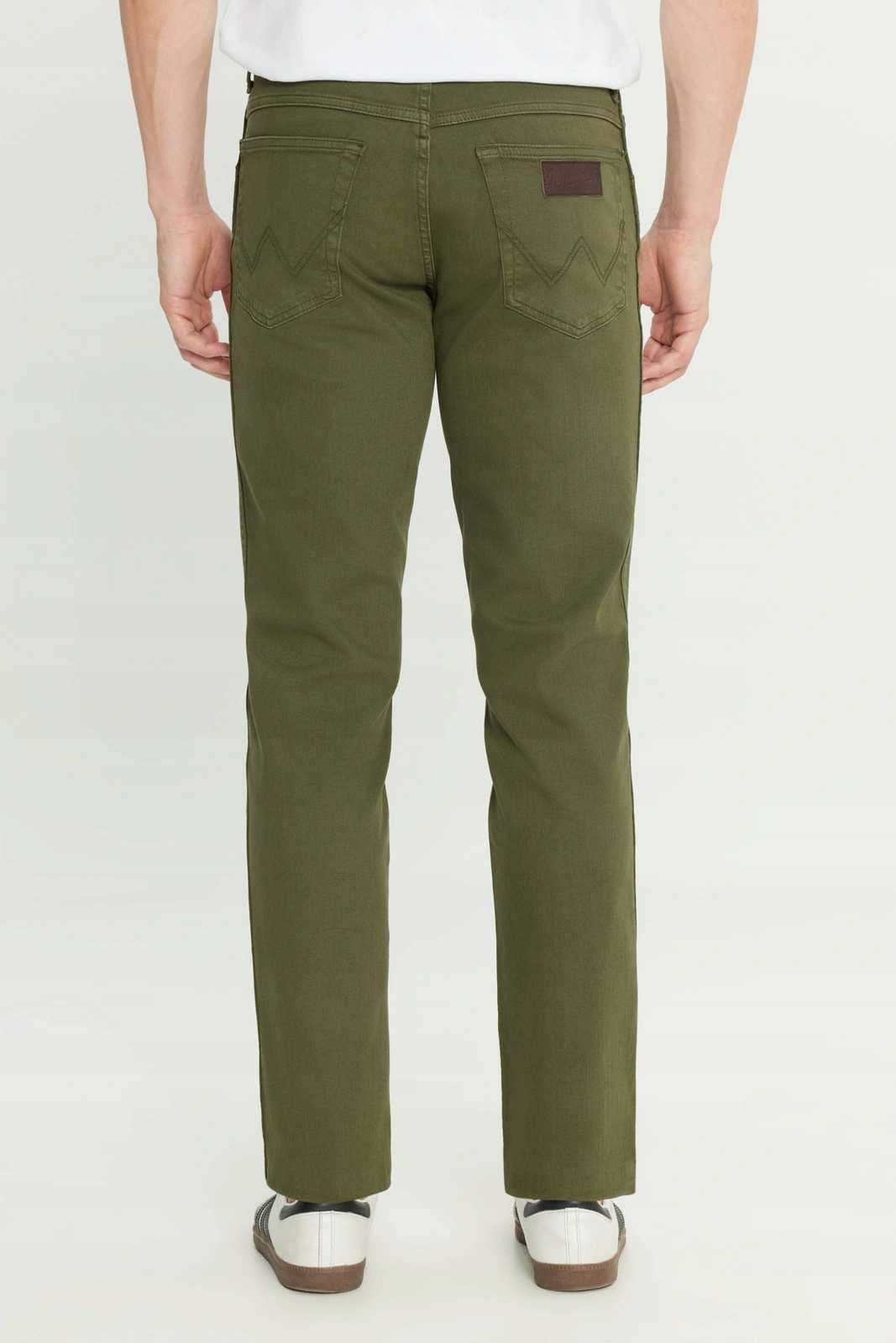 Pánské zúžené kalhoty Wrangler Texas Slim Khaki 112388606 29/32
