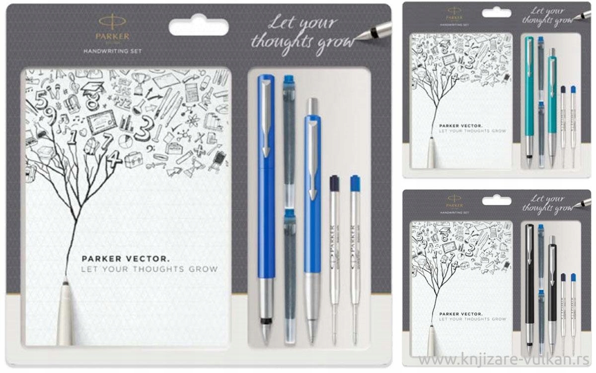 Zestaw Parker Vector Fp+bp /blue notes,2nab/2wkłady