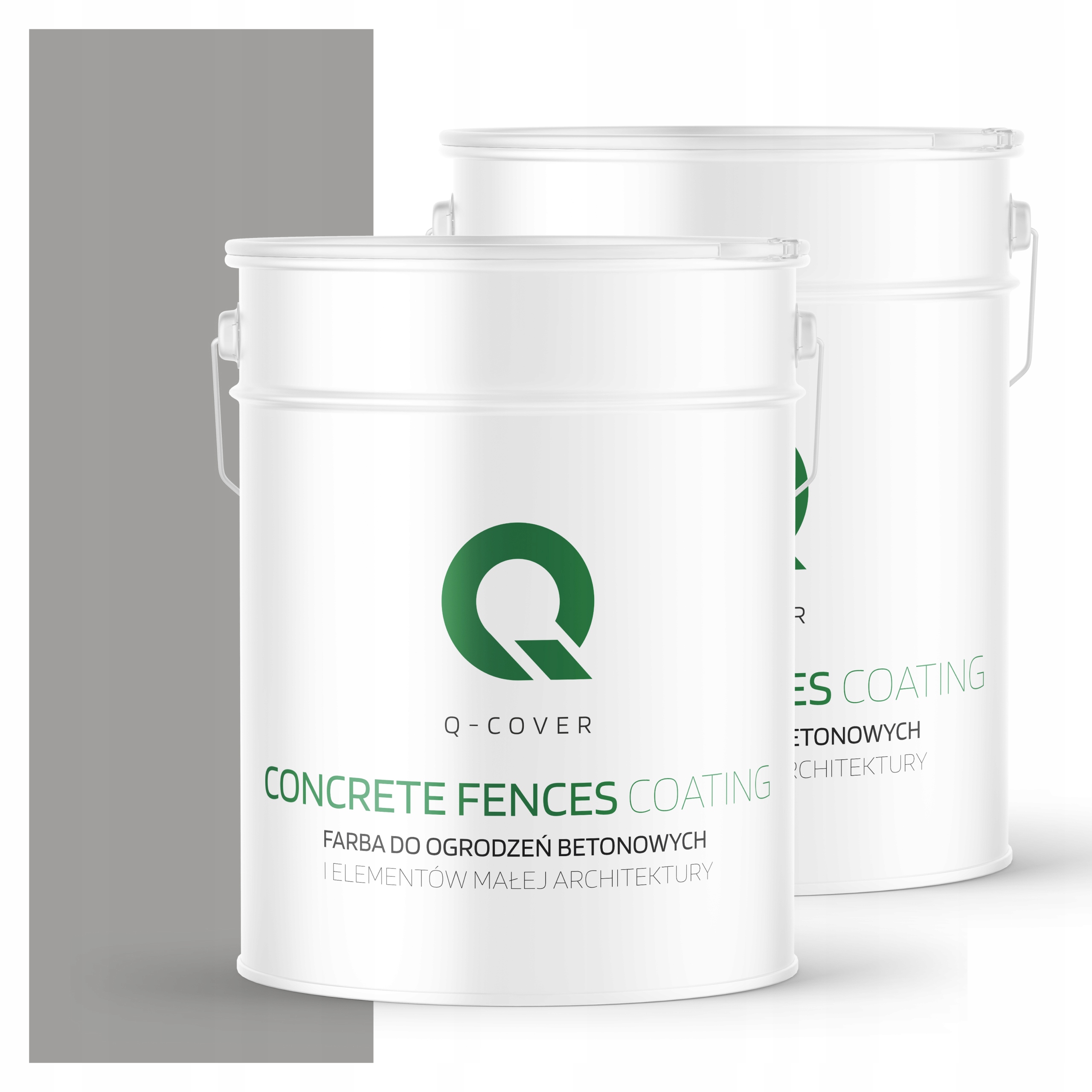 Farba Na Maľovanie Plotov A Betónových Kvetináčov Šedá Platinová 10 L