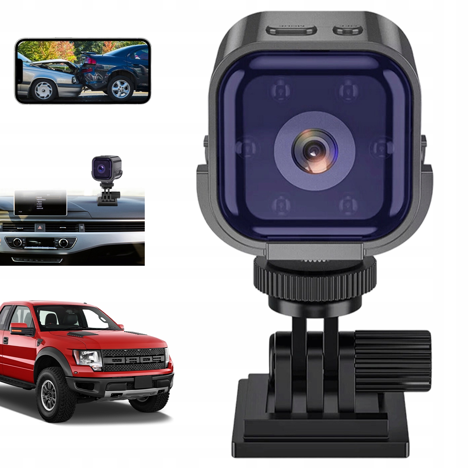 Mini Kamera Do Auta V Domě Obchodu S Upozorněním Na Telefon