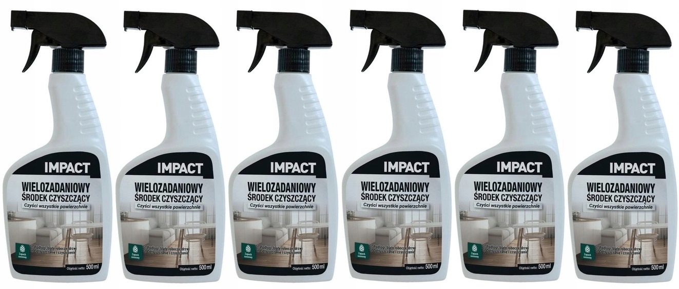 Levně 6x Víceúčelový čistič 0.5 l Impact