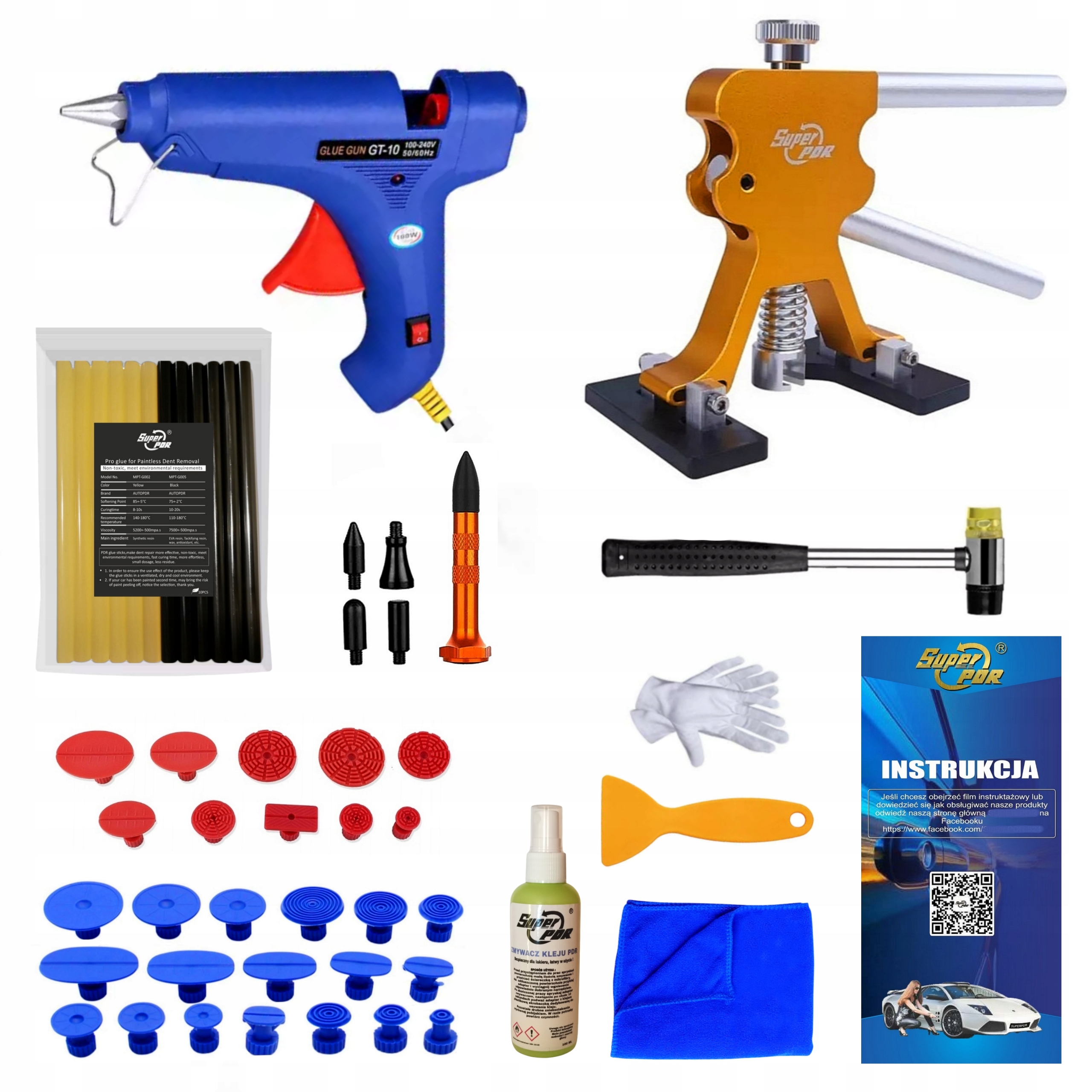 НАБОР ДЛЯ УДАЛЕНИЯ ВМЯТИН PDR