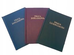 Wydruk i oprawa pracy dyplomowej (48.70 zł)