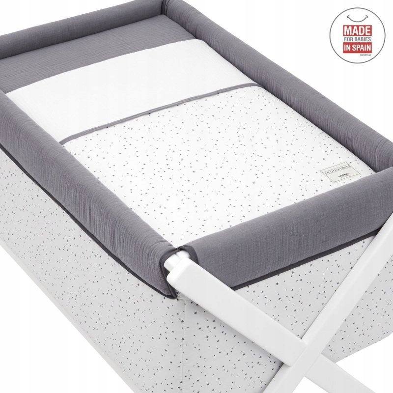 Małe łóżeczko dostawka Une CAMBRASS Astra Grey Marka inna