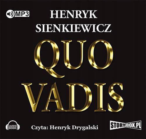 CD MP3 QUO VADIS, HENRYK SIENKIEWICZ