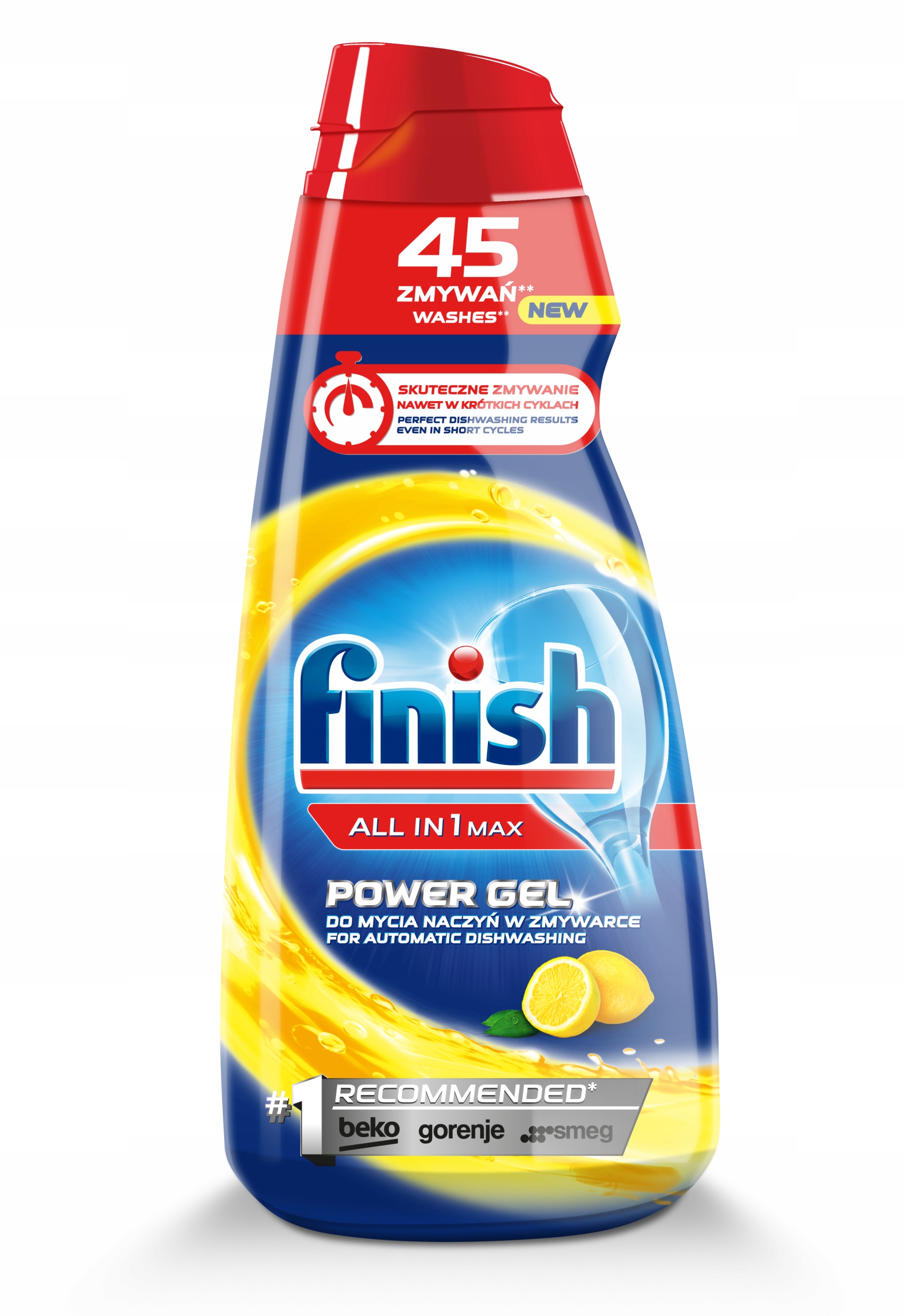 

Finish All-in-1 Max Żel do Zmywarki 900ml 45 Lemon