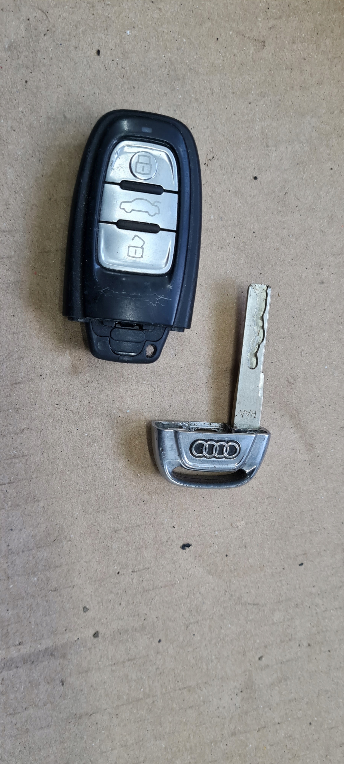 A7 4G key PILOT KEYLESS 4H0959754K AUDI A6 C7 A7 A8 D4