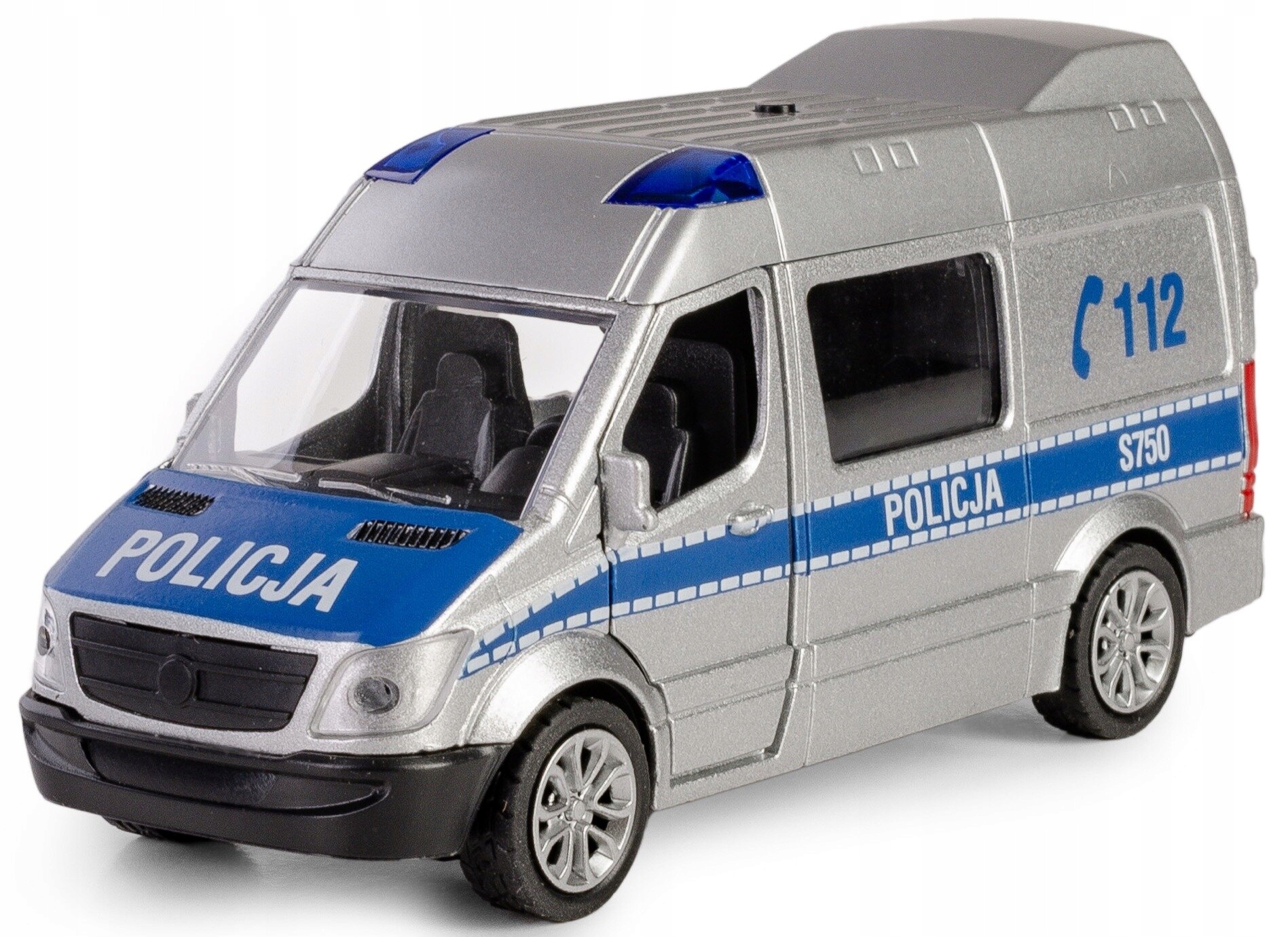 DAFFI POLICJA ŚWIATŁO DZWIĘK NAPĘD WSTECZNY METAL