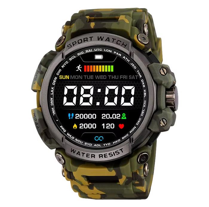 Pánské hodinky MK-Tech Chytré Hodinky krokoměr pulzoměr