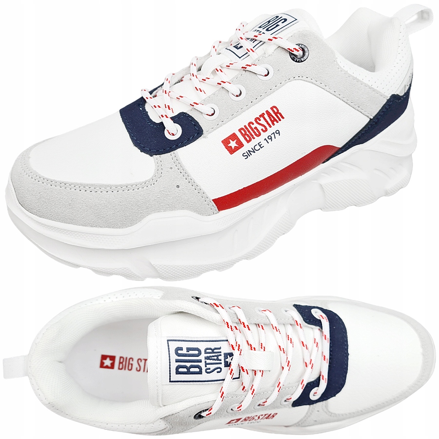 

Big Star modne buty damskie białe II274283 37