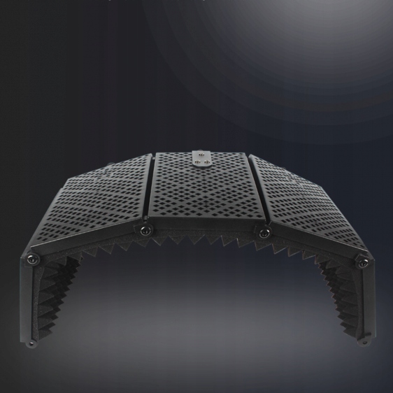 KA-LINE STAND M5 - Kabina akustyczna do mikrofonu Kolor czarny